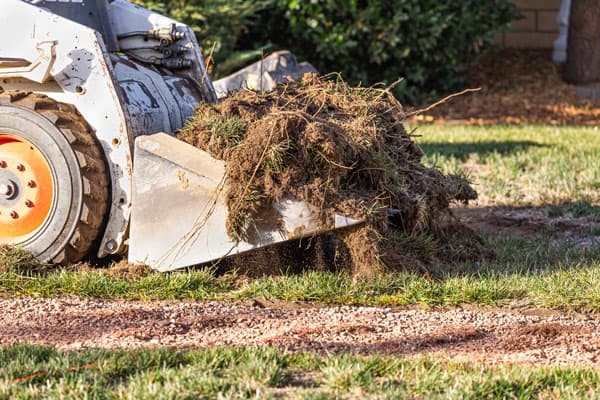 Land clearing in progress